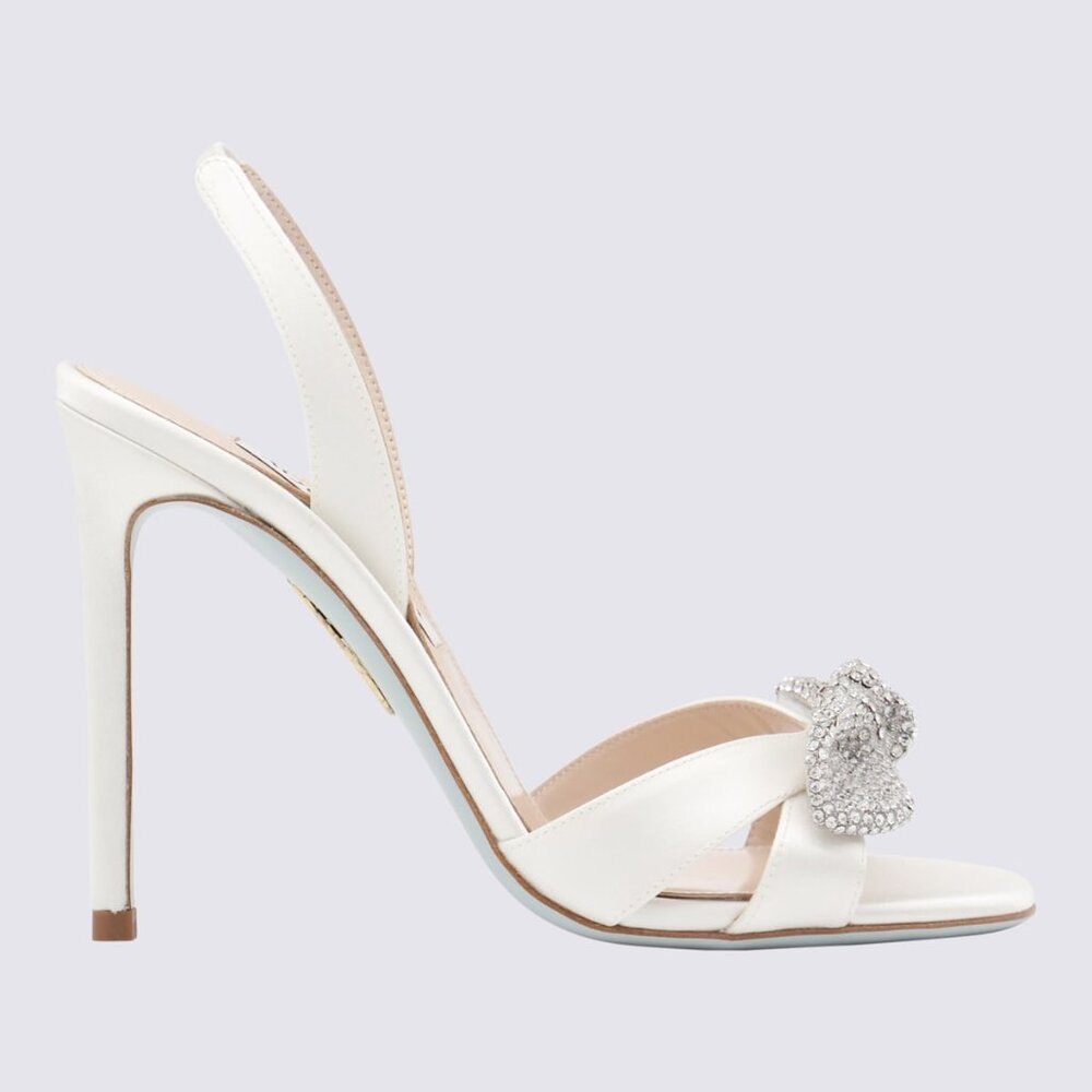 AQUAZZURA 105mm Very Bow sandals